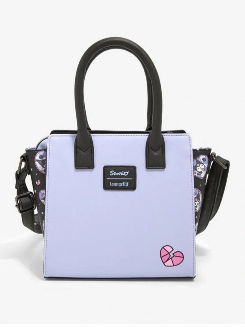 Kuromi Heart Graphic Purse